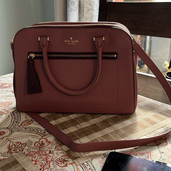 Authentic Kate Spade Satchel with Strap - Picture 3 of 5